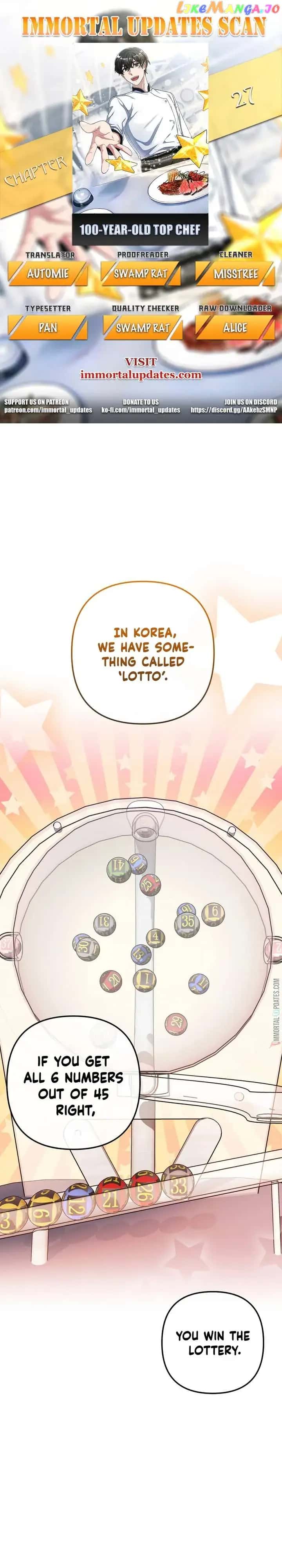 100-Year-Old Top Chef Chapter 27 Page 2