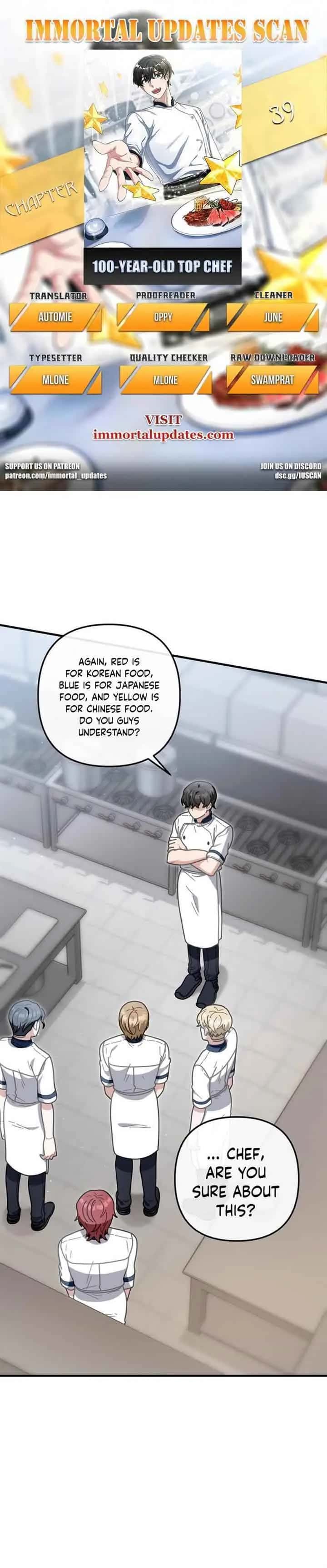 100-Year-Old Top Chef Chapter 39 Page 2