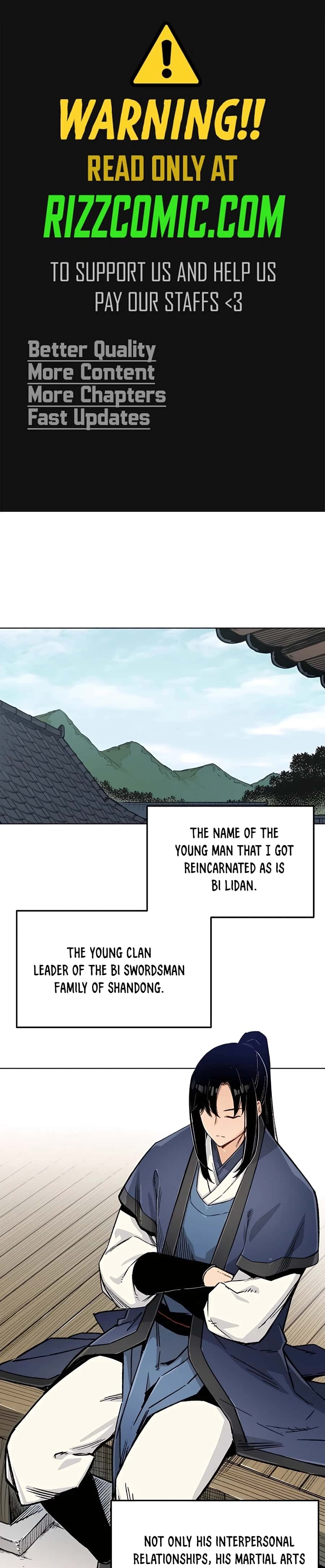 Reincarnated Murim Lord Chapter 2 Page 1