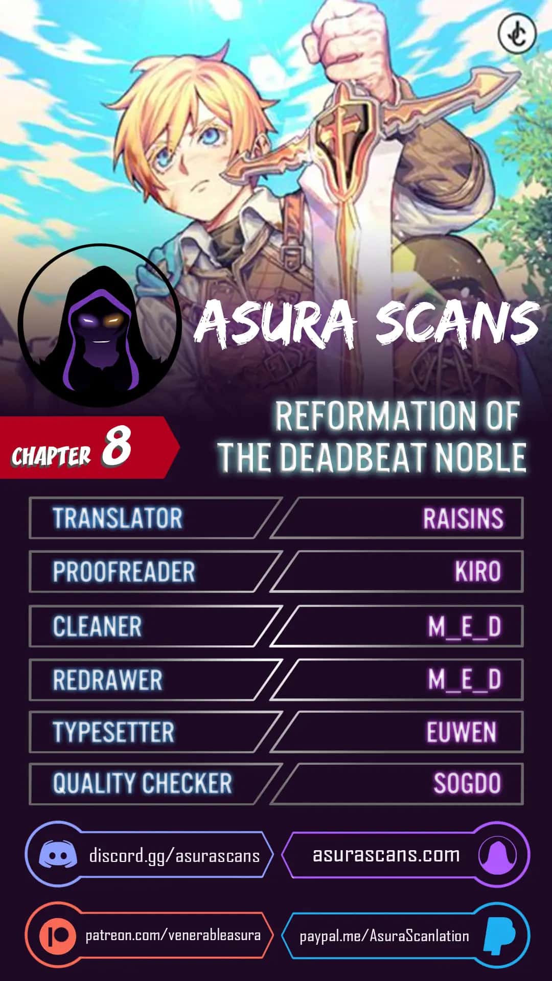 Reformation of the Deadbeat Noble Chapter 8 Page 1