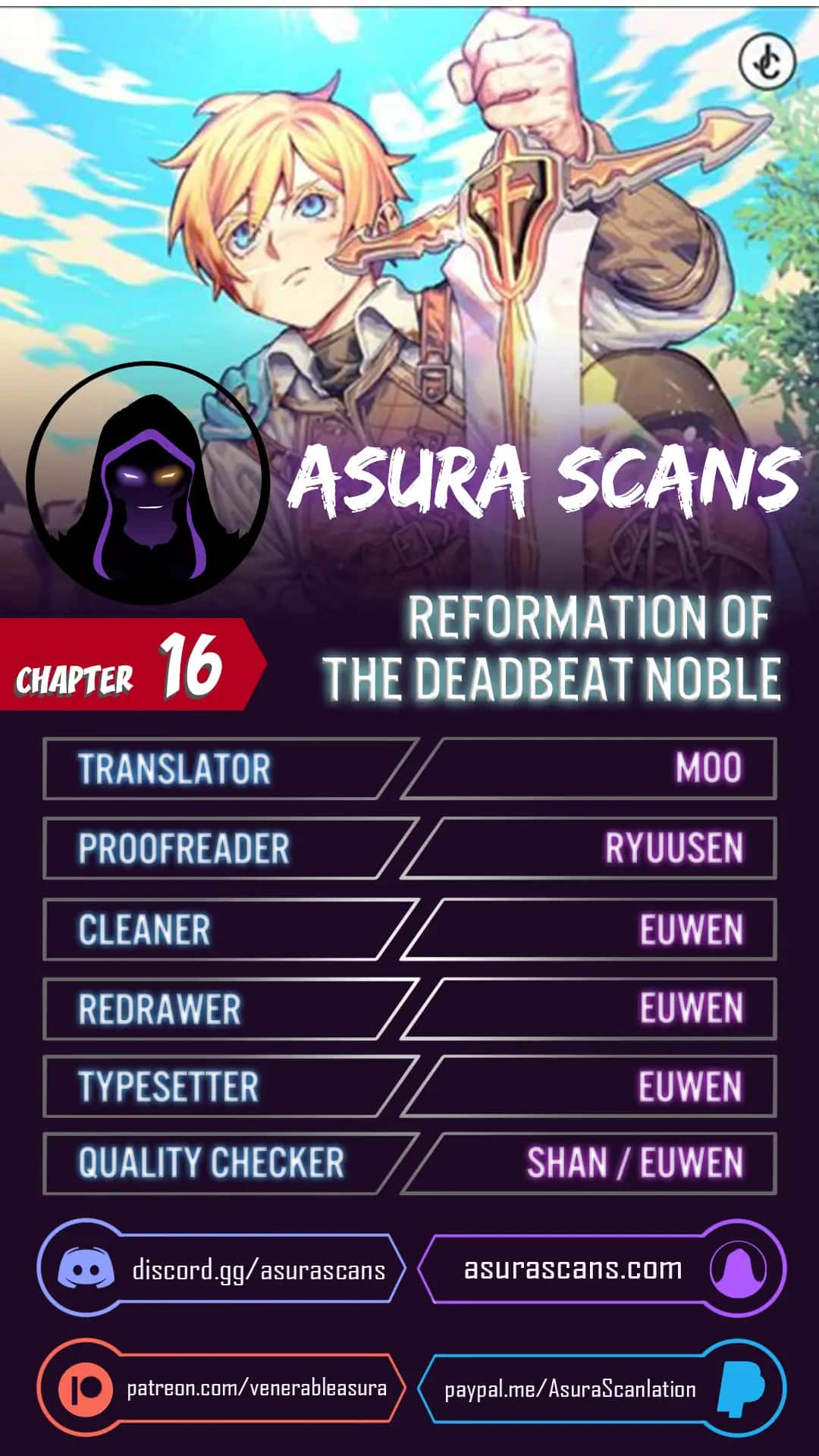 Reformation of the Deadbeat Noble Chapter 16 Page 1