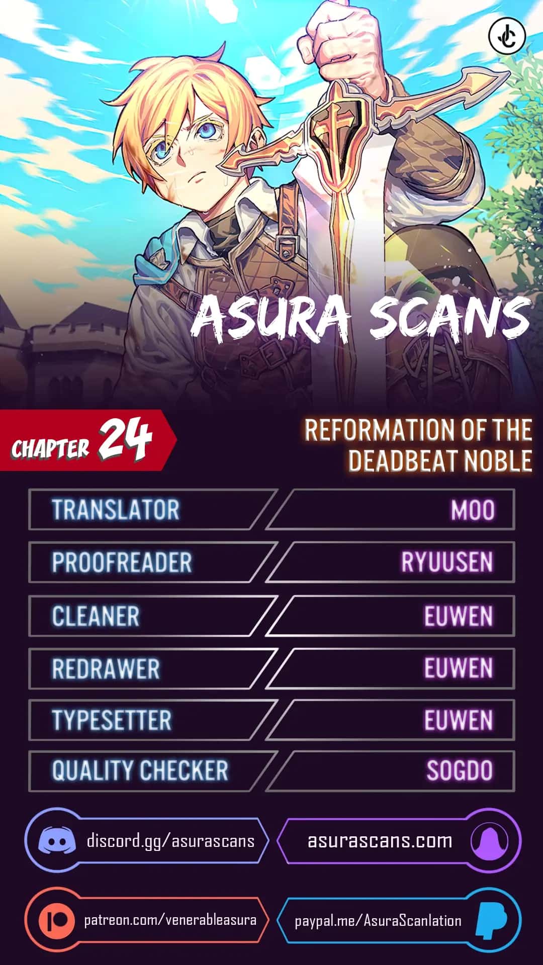 Reformation of the Deadbeat Noble Chapter 24 Page 1