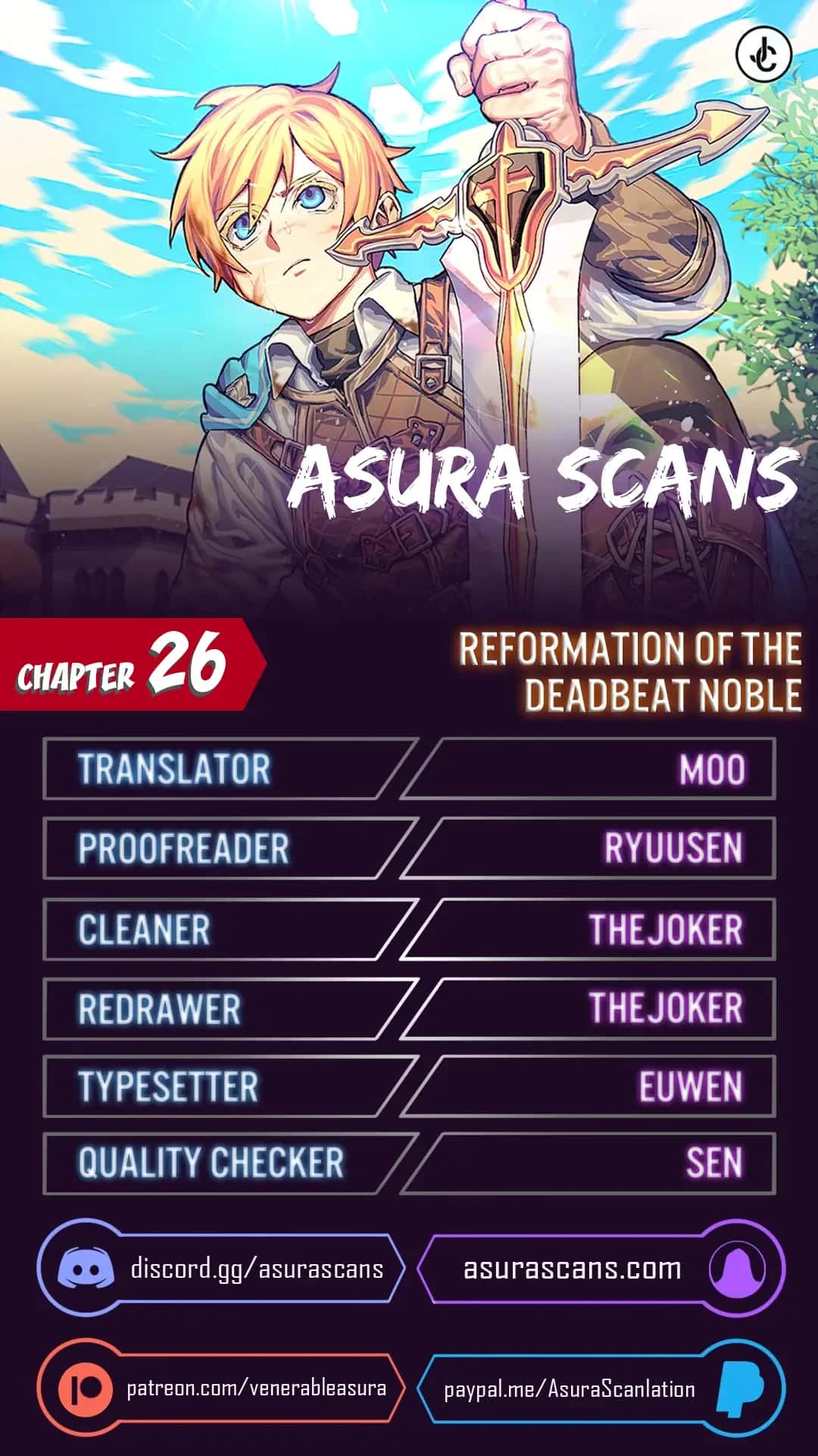 Reformation of the Deadbeat Noble Chapter 26 Page 1