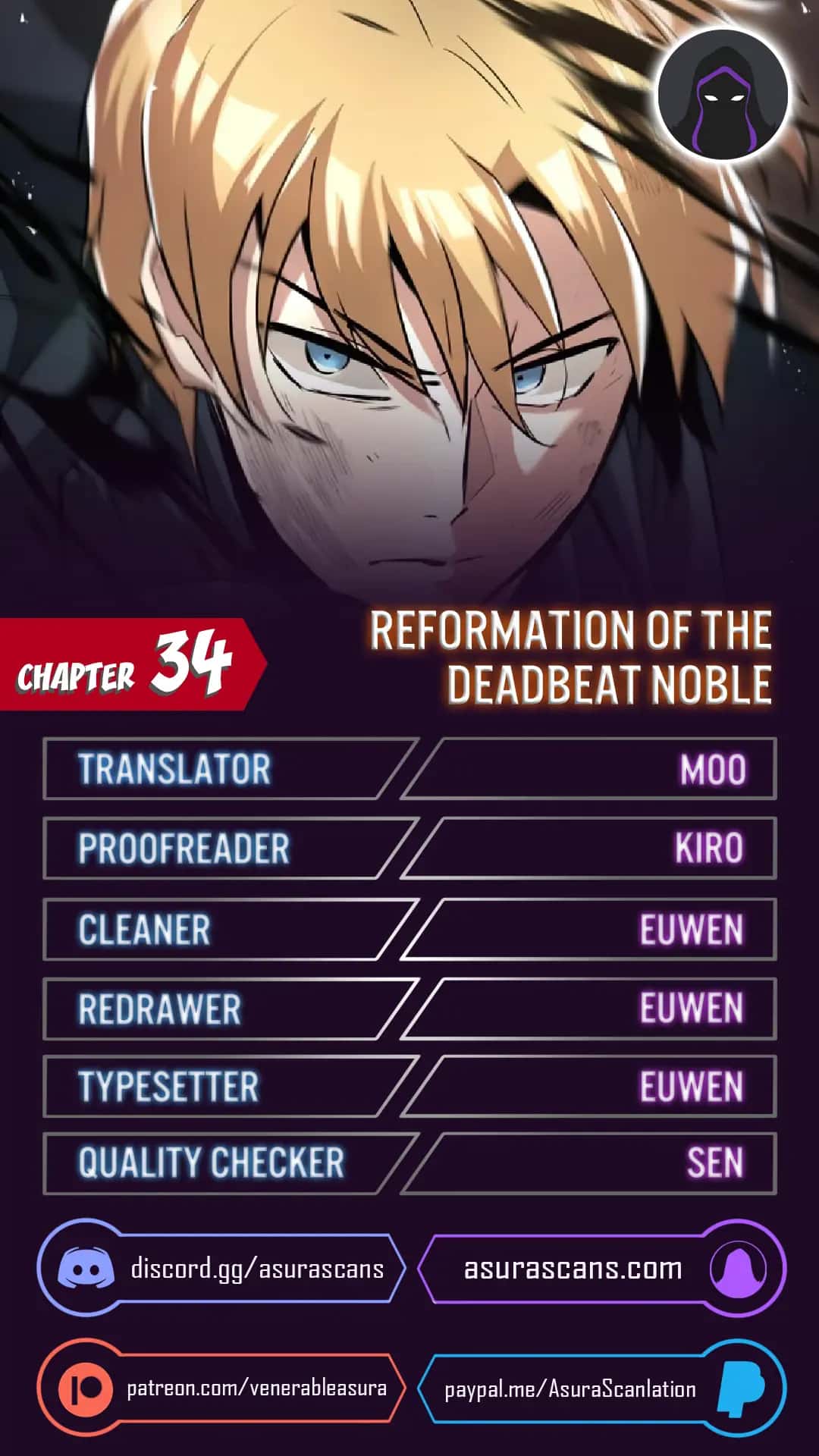 Reformation of the Deadbeat Noble Chapter 34 Page 1