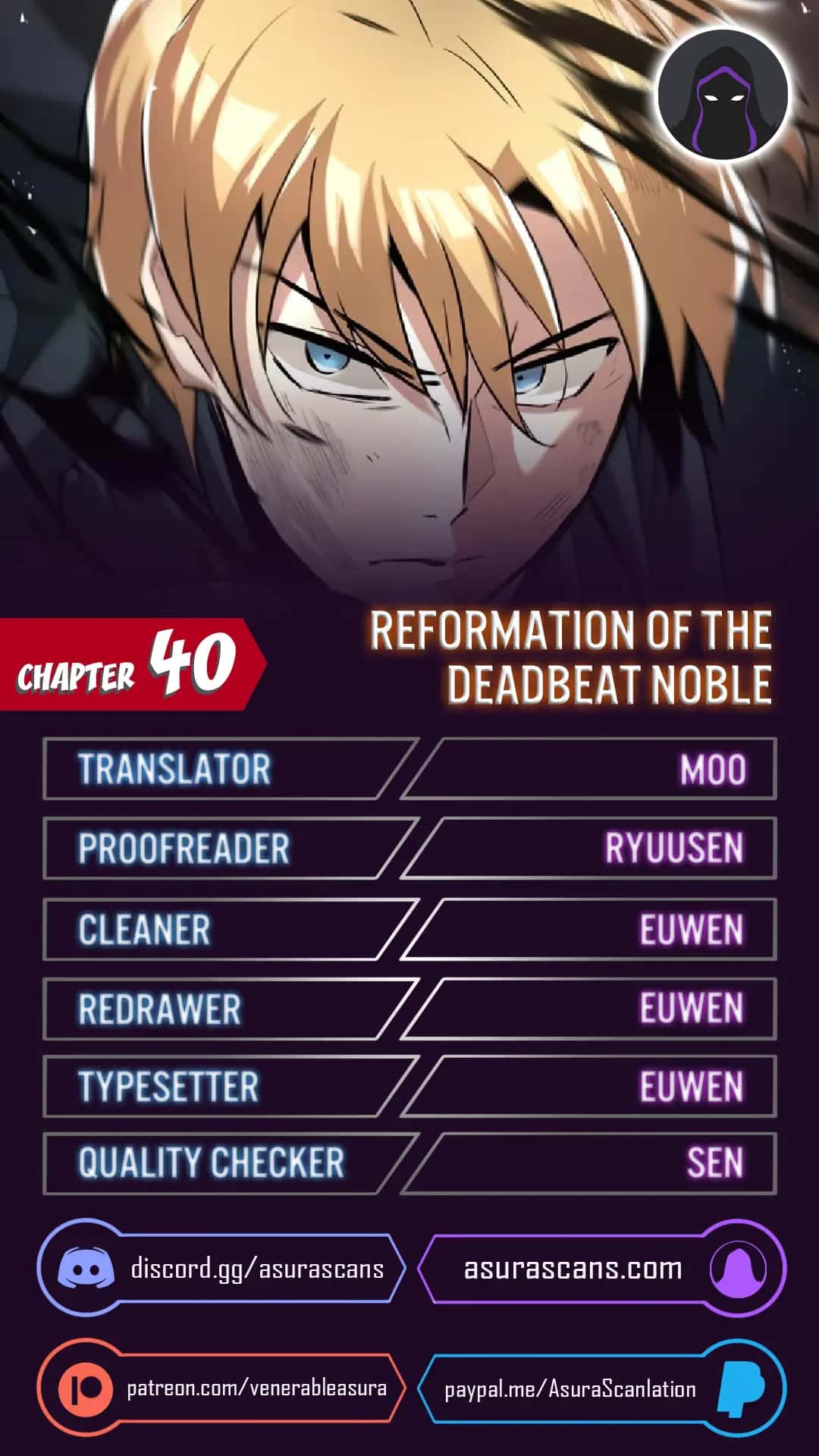 Reformation of the Deadbeat Noble Chapter 40 Page 1
