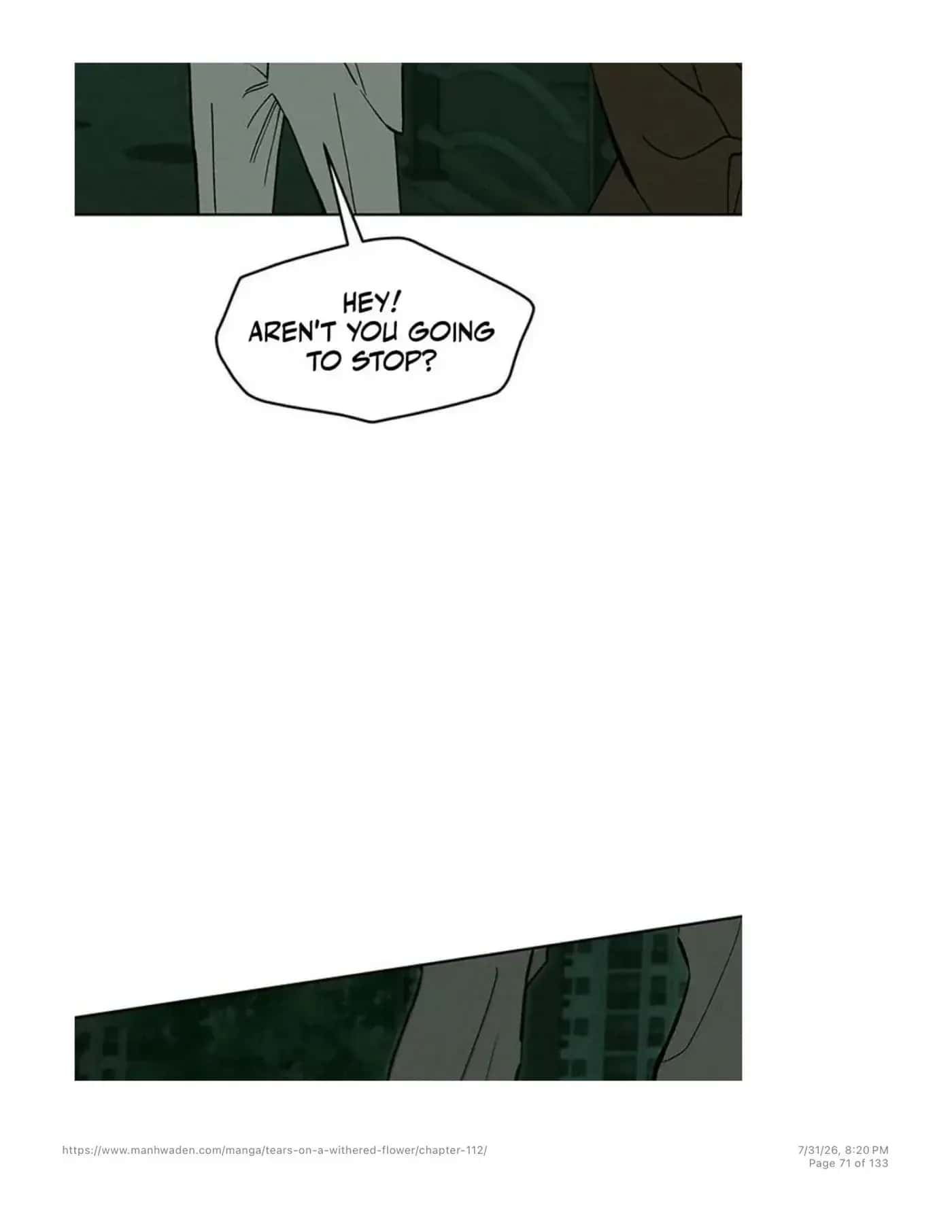 Tears on a Withered Flower Chapter 112 Page 70