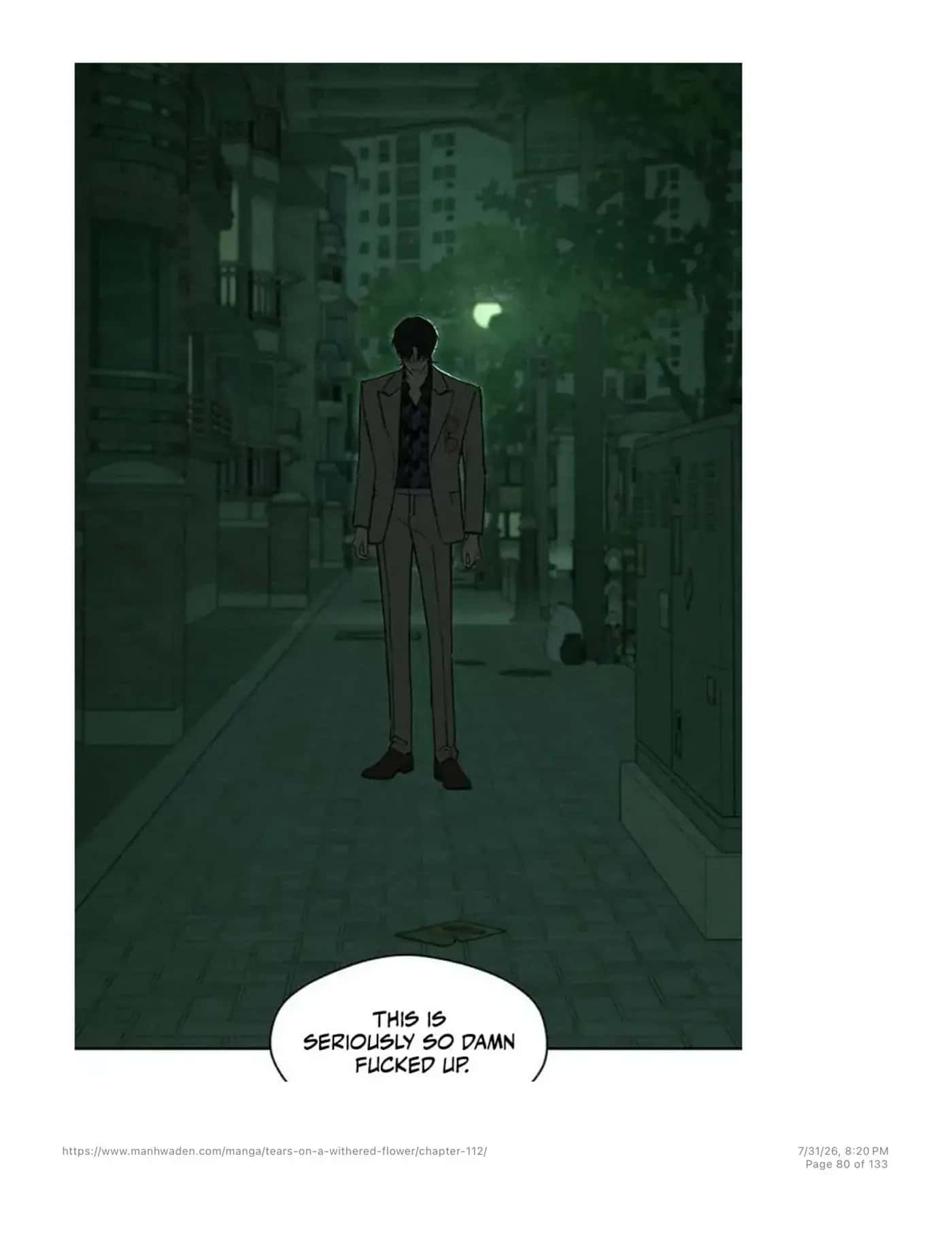 Tears on a Withered Flower Chapter 112 Page 79