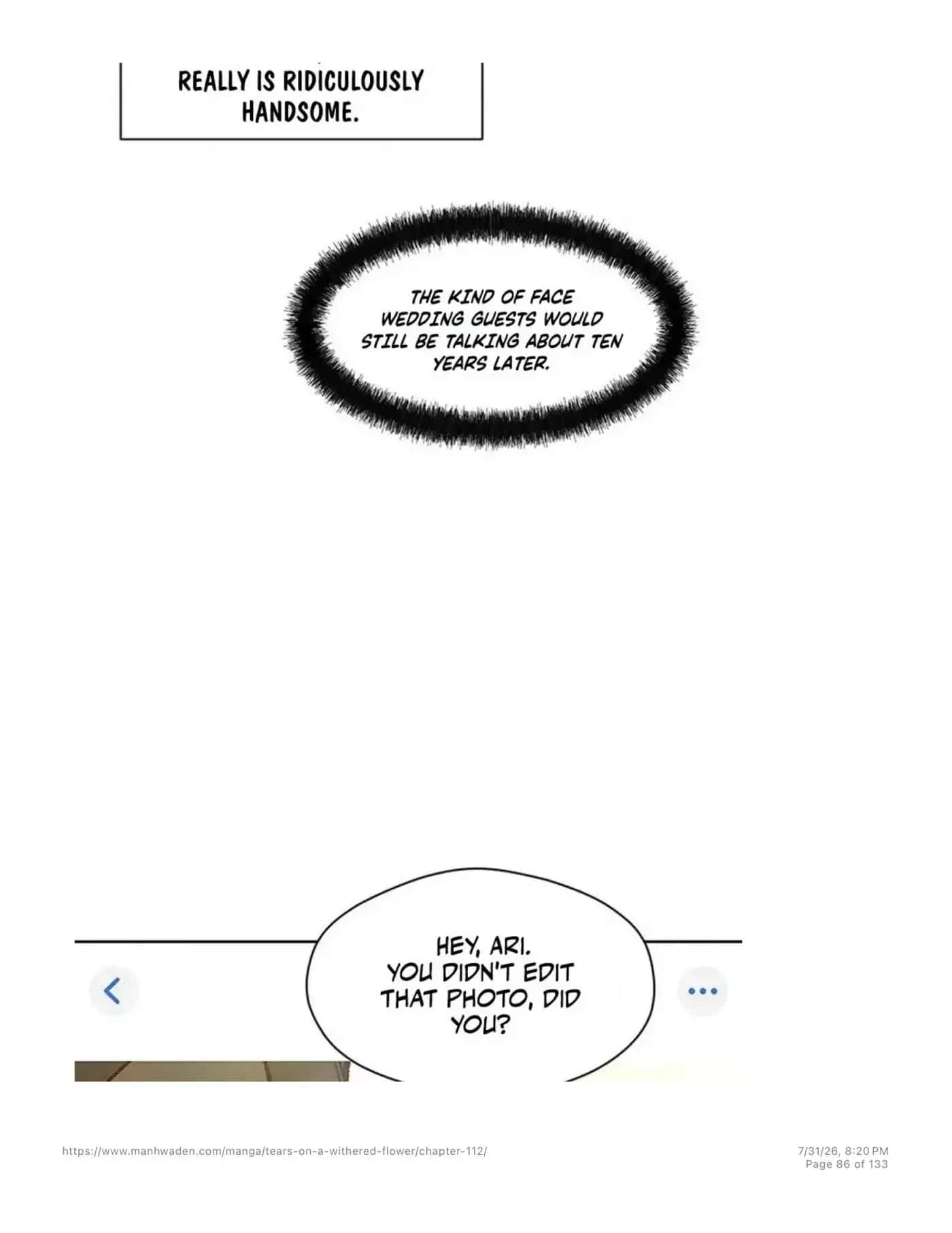 Tears on a Withered Flower Chapter 112 Page 85