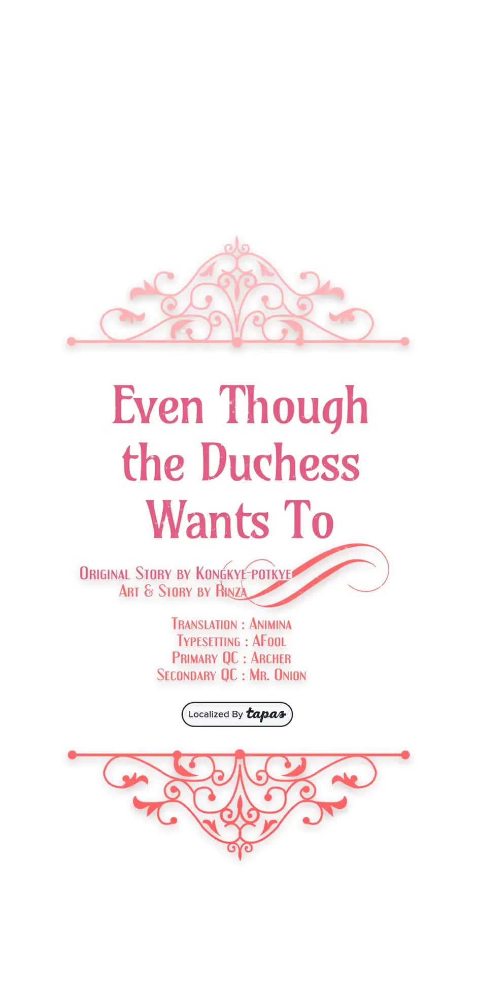 Even Though the Duchess Wants To Chapter 36 Page 2