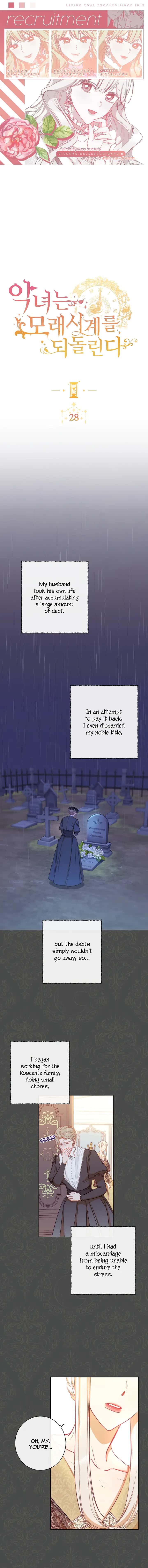 The Villainess Reverses The Hourglass Chapter 28 Page 2
